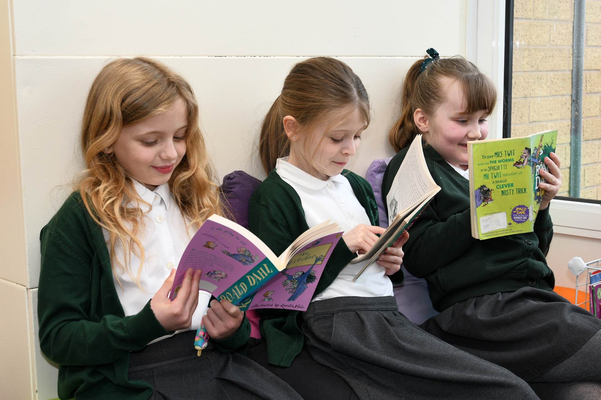 Pupils at Overchurch Junior School